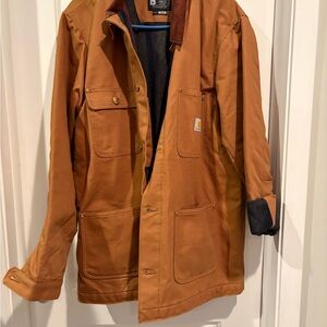 Carhartt Men's Brown Duck Canvas Field Coat